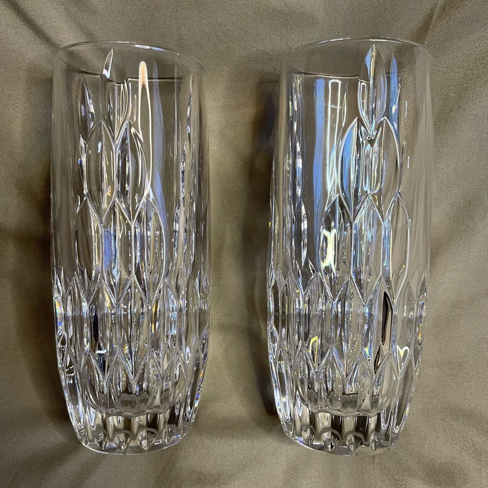 Gorham Crystal Mirage Highball Glasses (Qty 2)